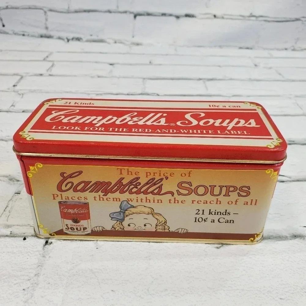 1996 Campbells Bristolware 7im Recipe Box Vintage Collectible Campbells CBS6